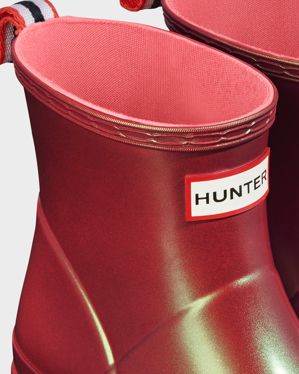 Play Botas Hunter Mujer - Original Short Nebula Rain - Rosas - ECXNUGJ-15